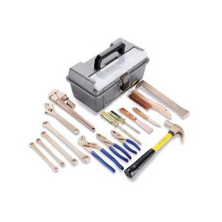 Ampco Dallas Non-Sparking Tool Kit 16" L x 9.5" W x 9.5" H GEN310